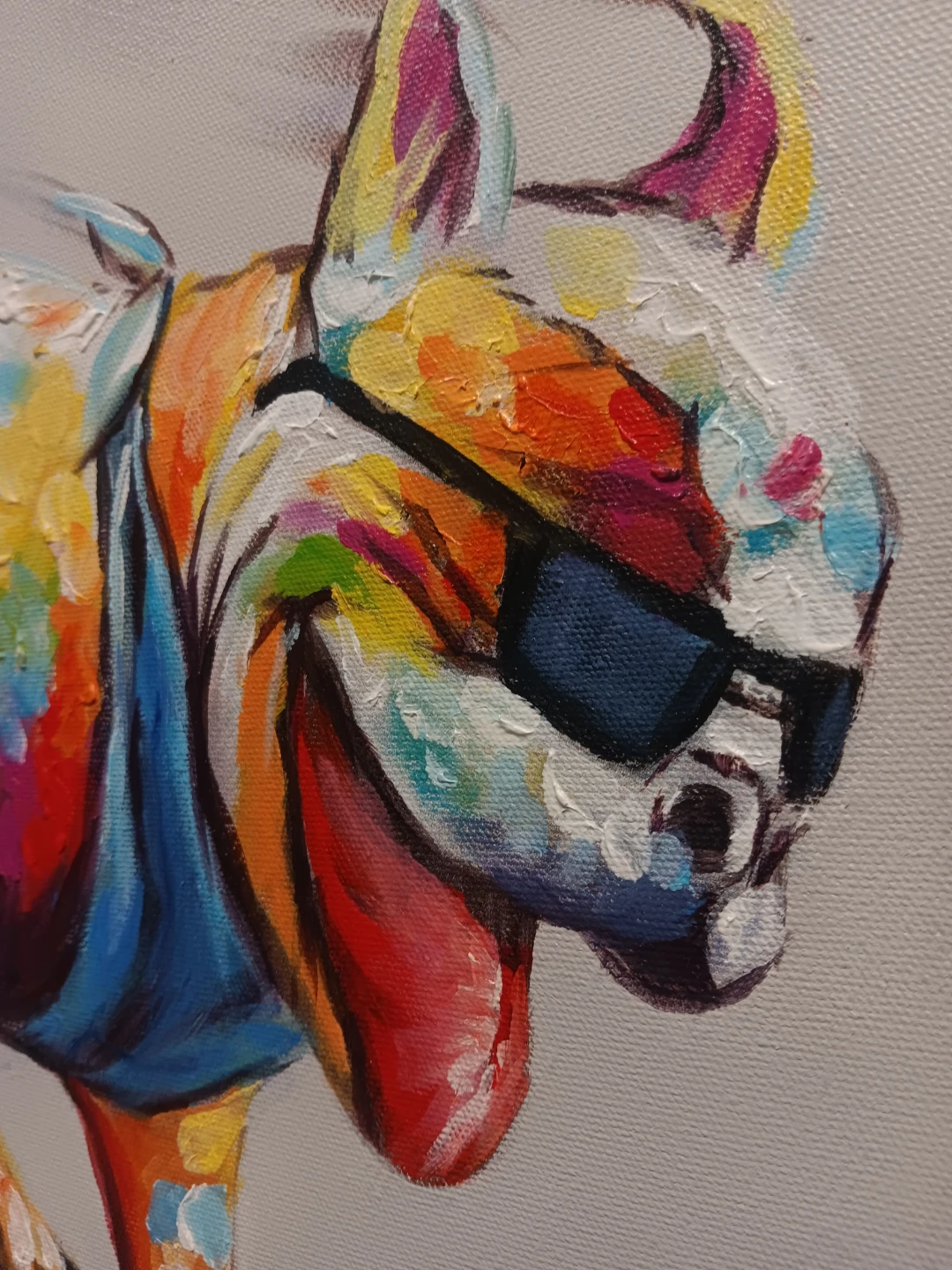Canvas Wall Art - French Bulldog on Skateboard - photo 2