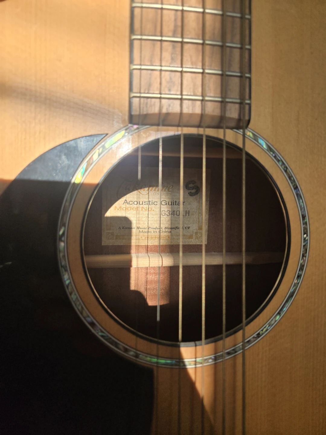 Left handed Takamine Acoustic Guitar Model GC340LH - photo 3