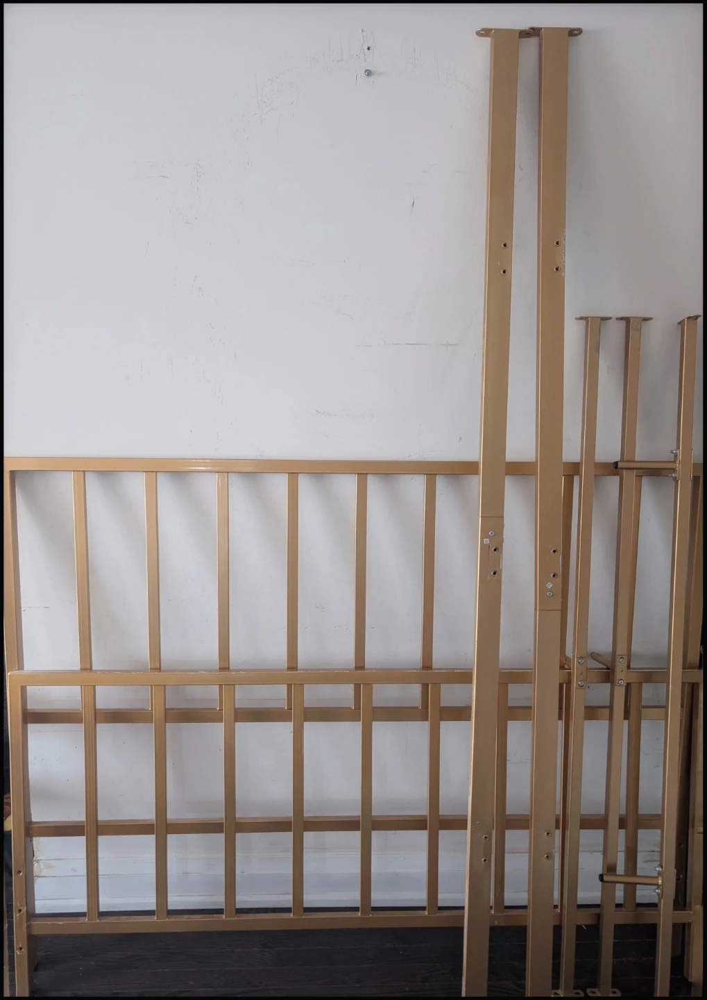 Wayfair Queen size metal bed (already disassembled)