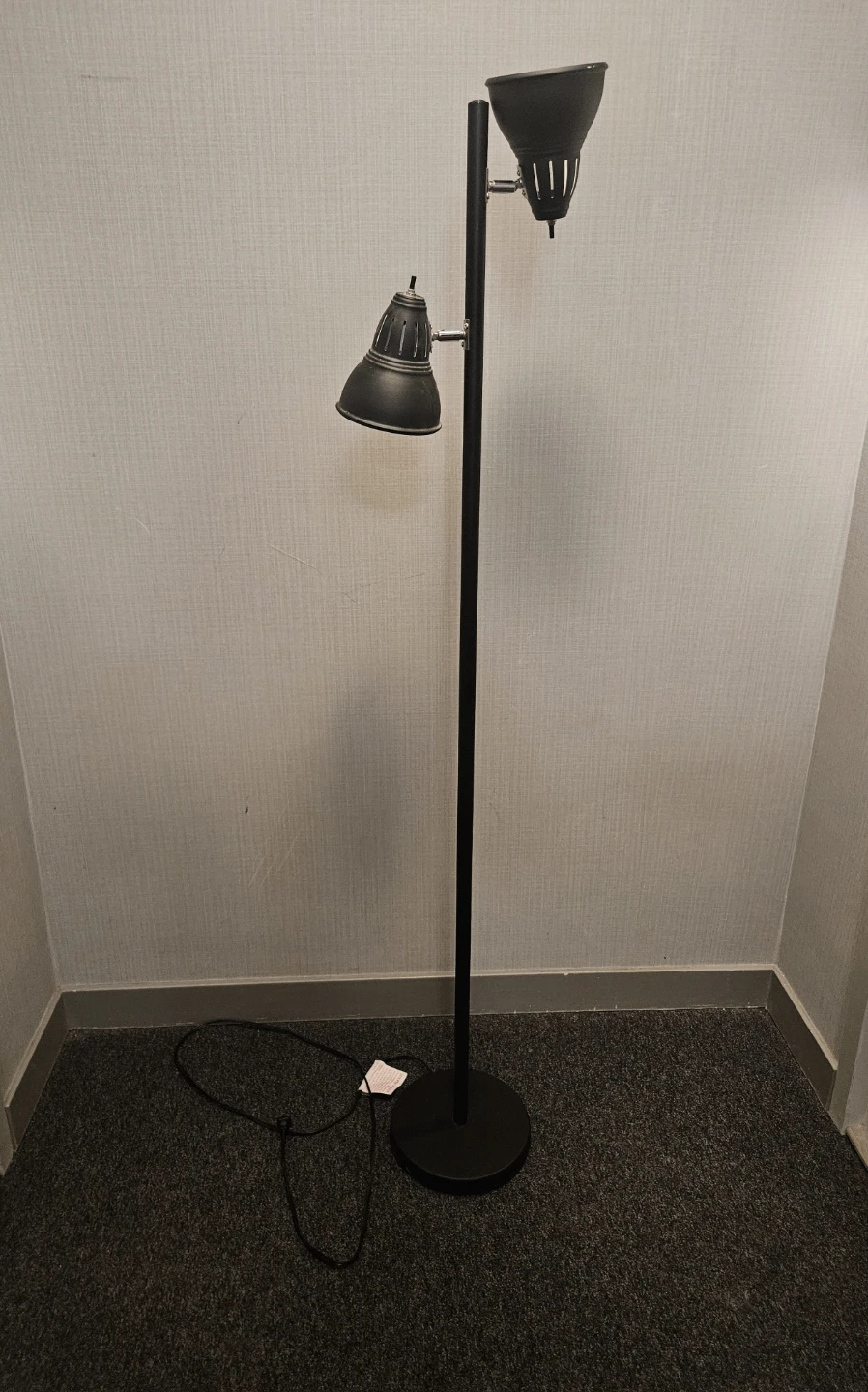 Black Double Head Floor Lamp - photo 2