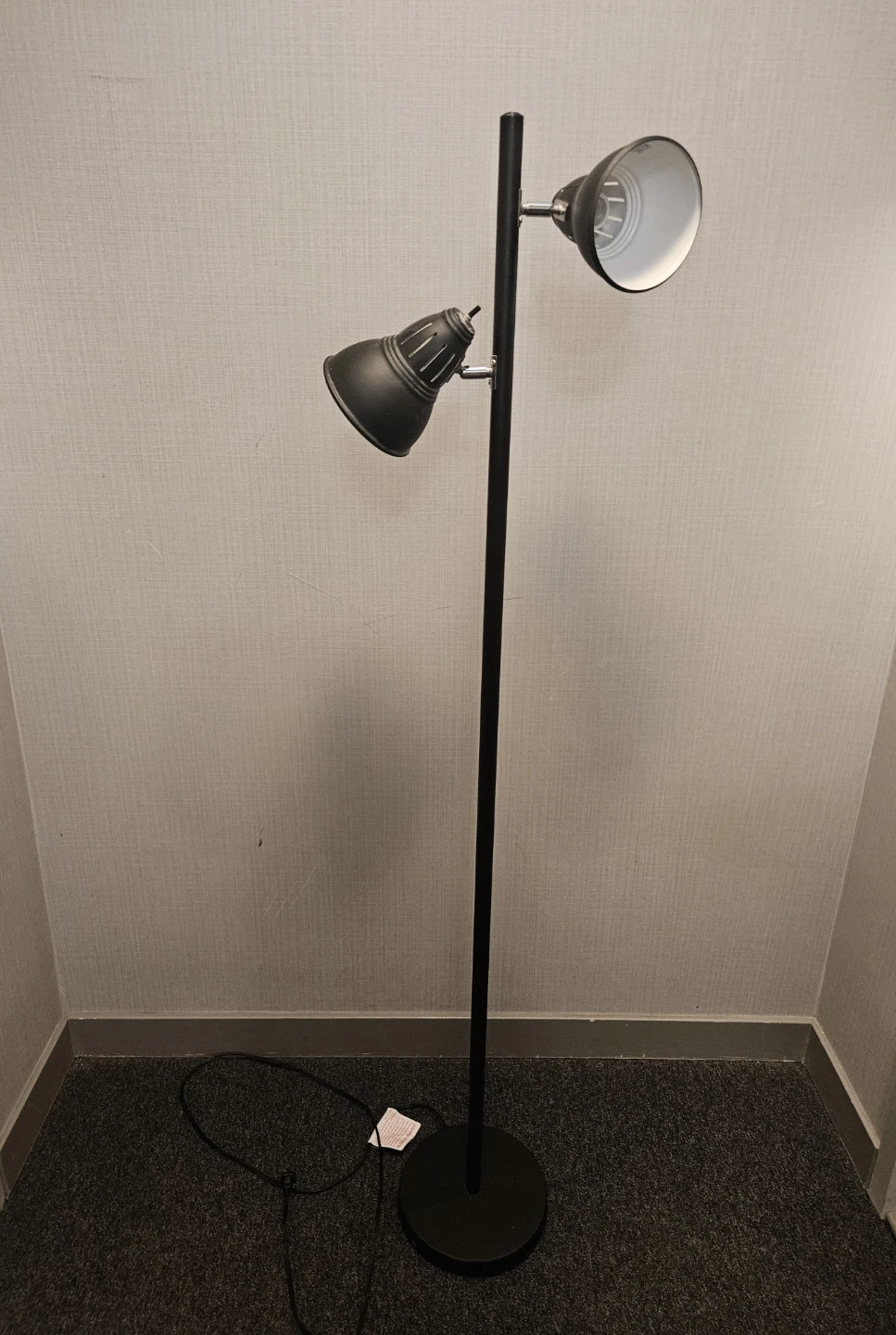 Black Double Head Floor Lamp - photo 3