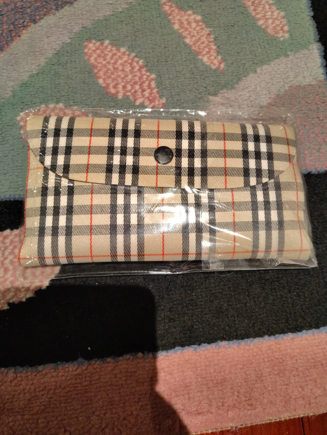 Plaid Clutch Pouch