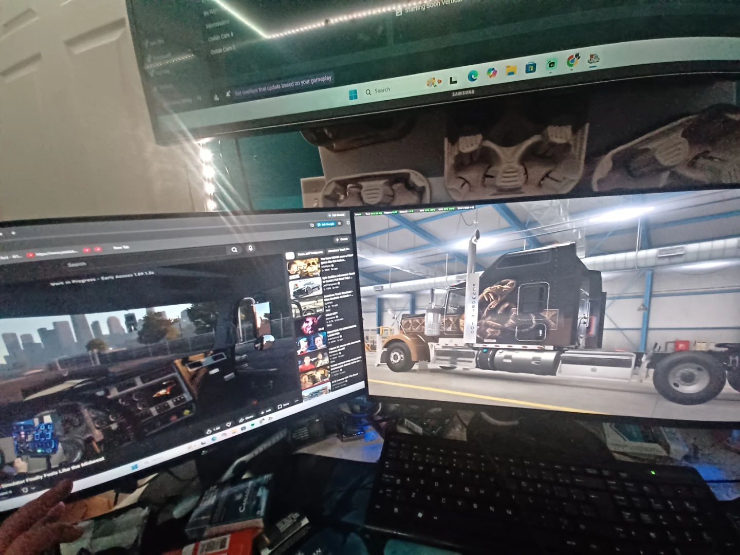 Gaming pc and racing setup - photo 5