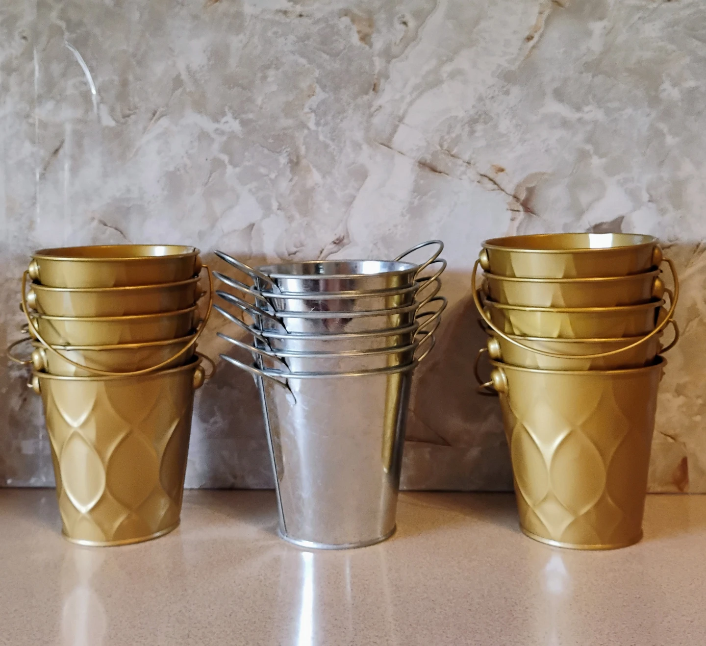 ASSORTMENT OF COLORFUL METAL MINI BUCKETS (47 TOTAL) - photo 4