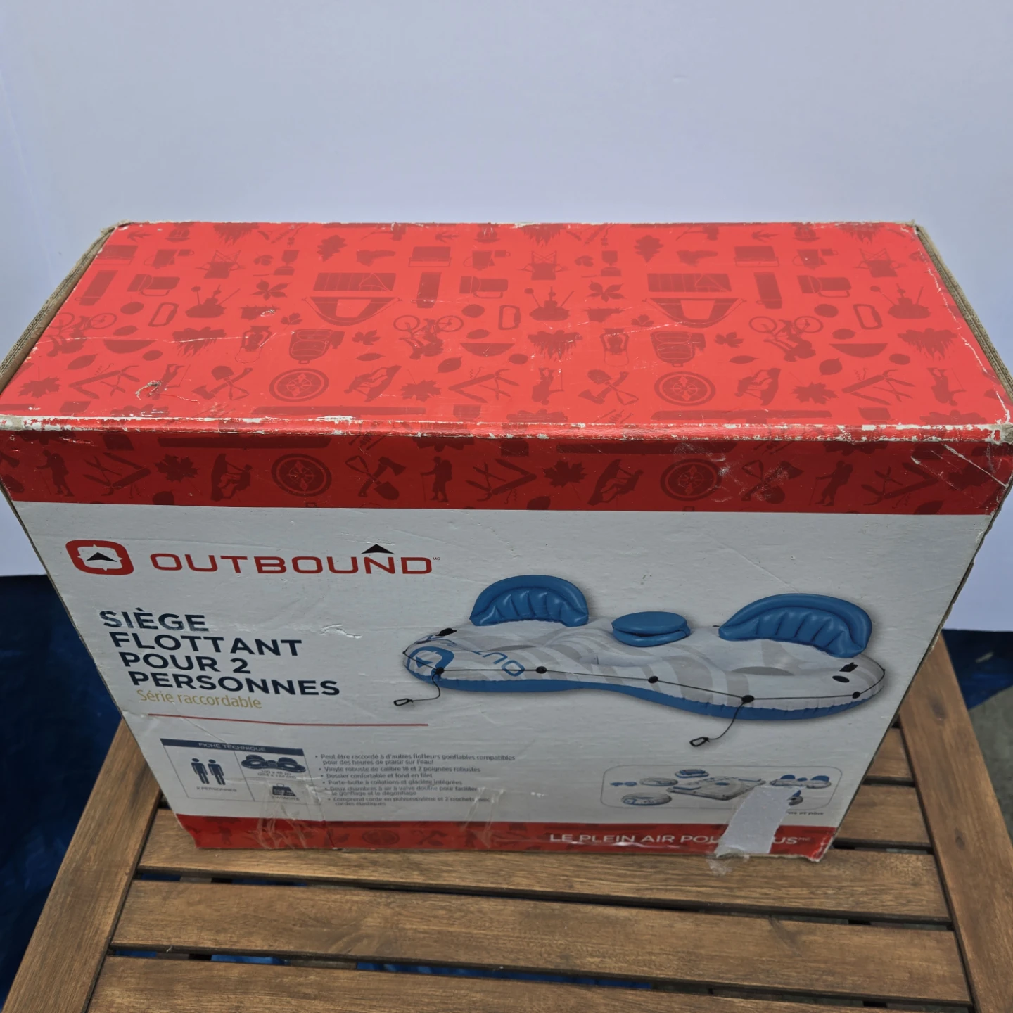 Brand new 2 person inflatable river double tube - photo 2