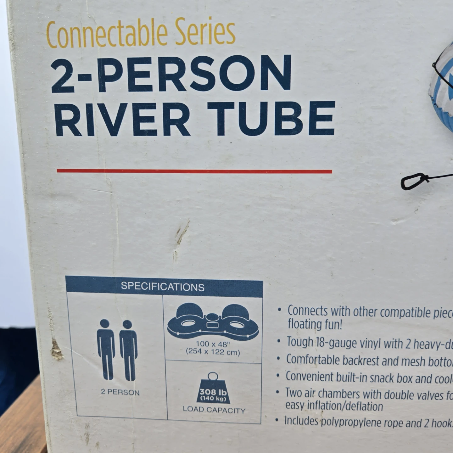 Brand new 2 person inflatable river double tube - photo 4