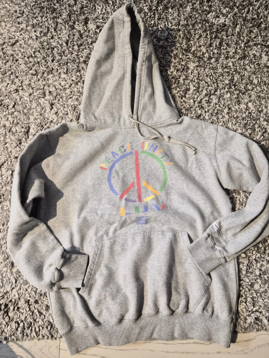 VanCiyy Grey Peace In Colour Hoodie