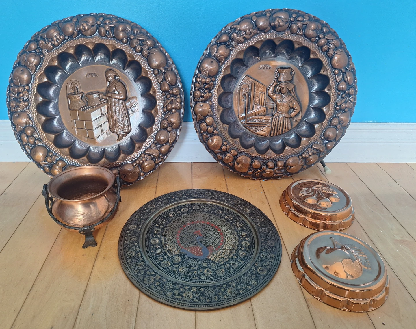 Vintage Copper and Brass Decor