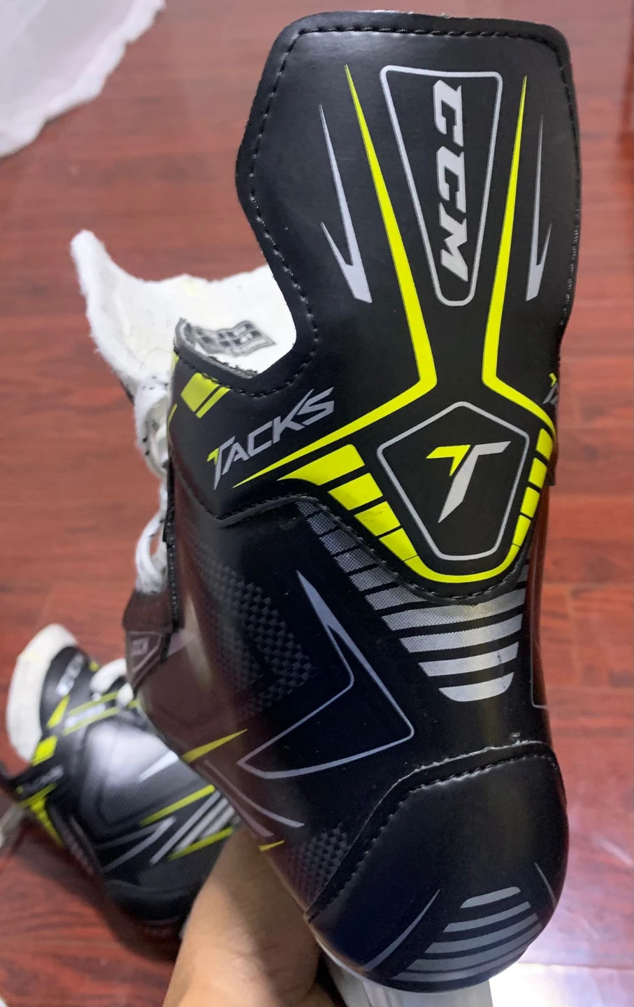 CCM Tacks Hockey Skates and Helmet - photo 3