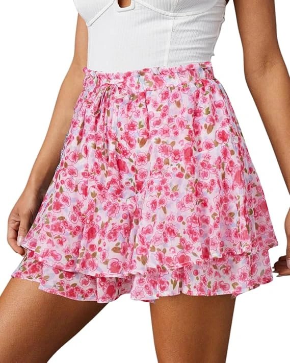 NEW Floral Flowy Shorts - size M