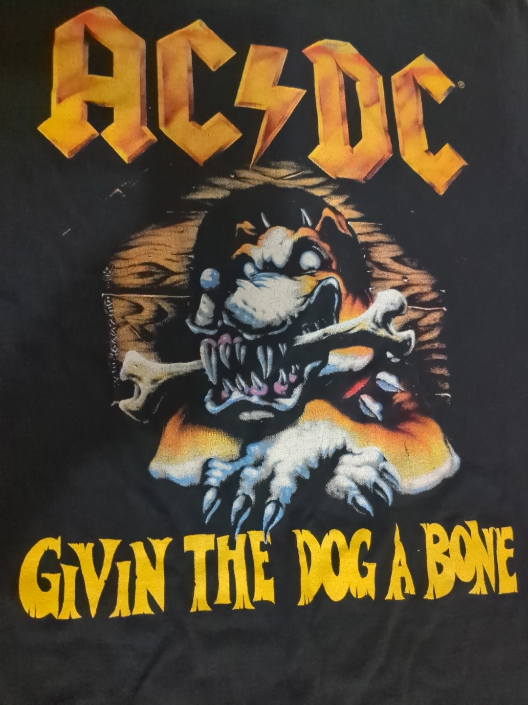 Vintage 90's AC/DC T-SHIRT - Men's Medium - photo 2