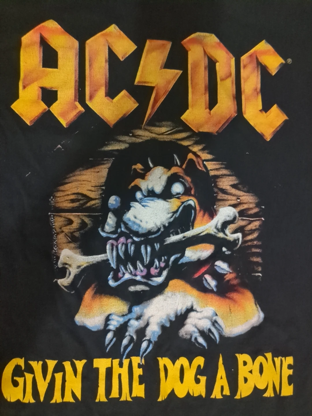 Vintage 90's AC/DC T-SHIRT - Men's Medium - photo 5