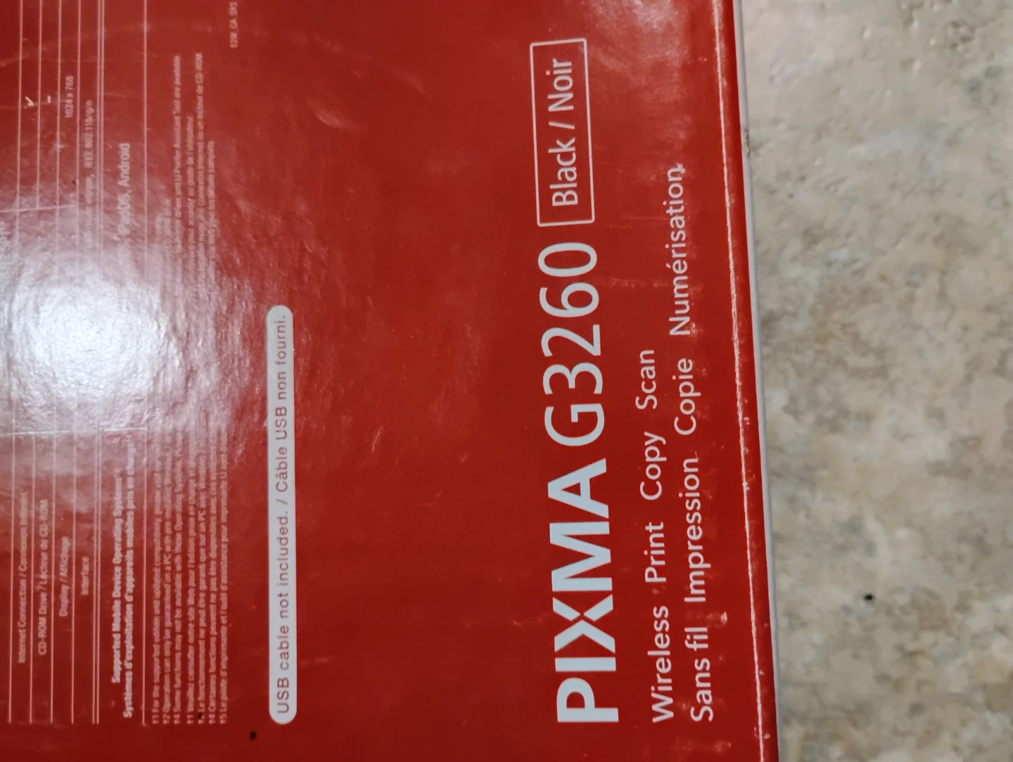 Canon PIXMA G3260 All-In-One Mega Tank Printer - Black - photo 3