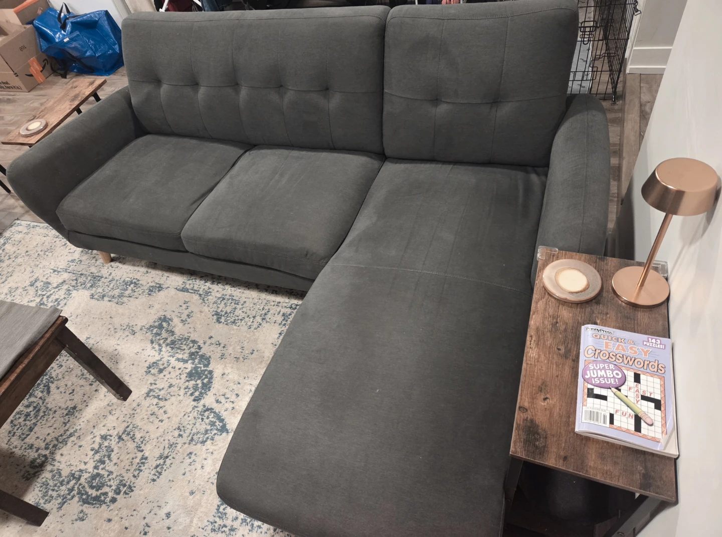 Grey Sectional Sofa - Structube FANY - photo 3