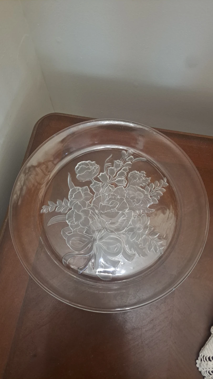 Big Glass Serving Platter