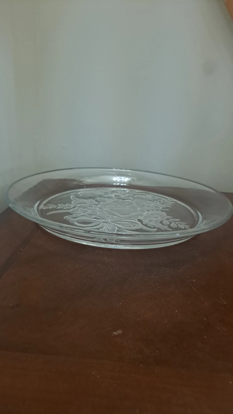Big Glass Serving Platter - photo 2