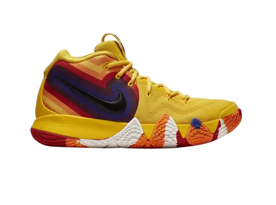 Nike Kyrie 4 Low Yellow Rainbow Basketball Shoes