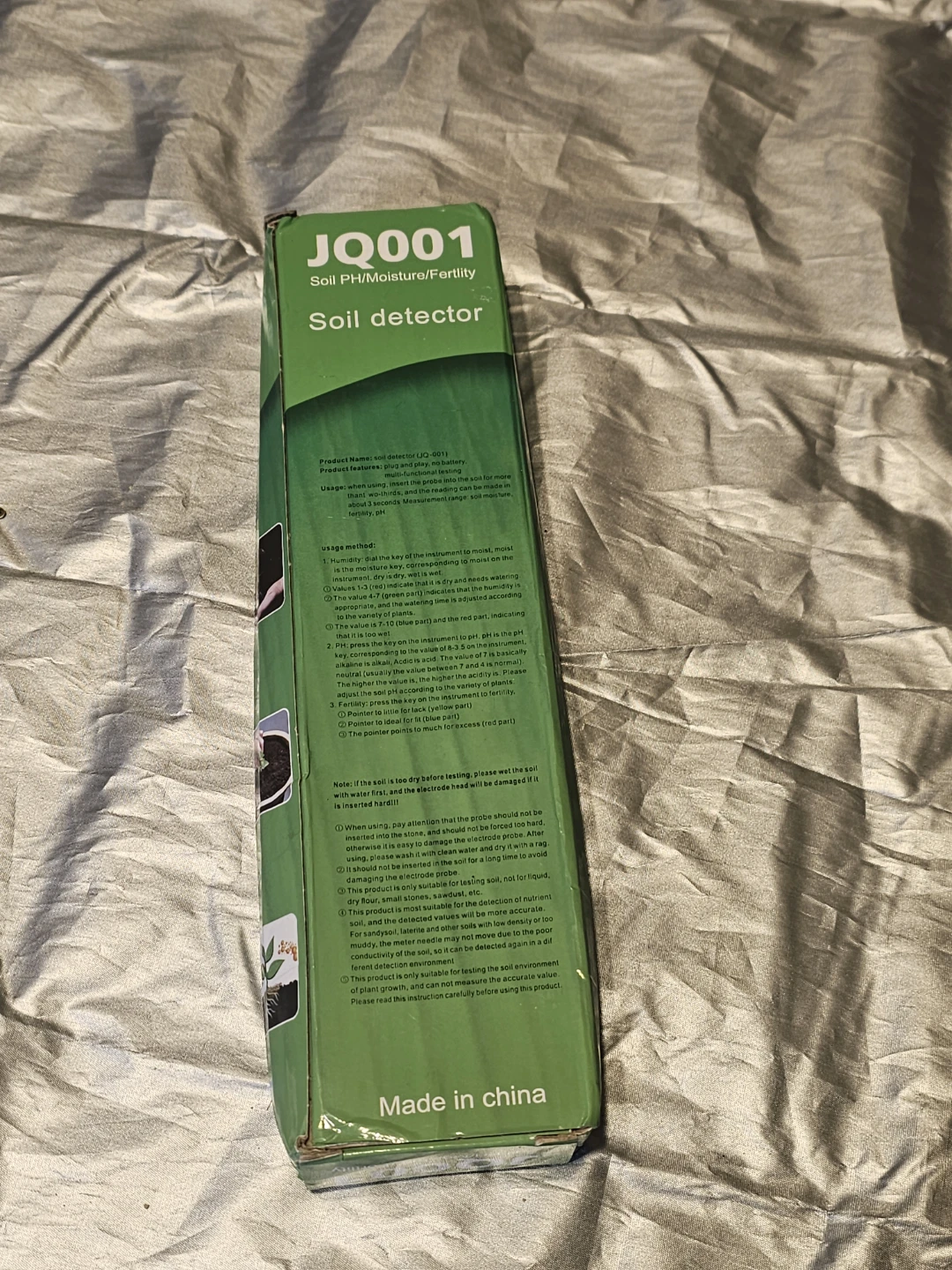 JQ001 Soil pH/Moisture/Fertility Detector - photo 2