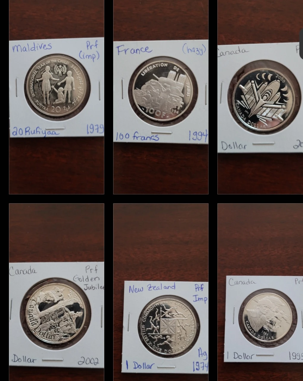 Collection silver Coins