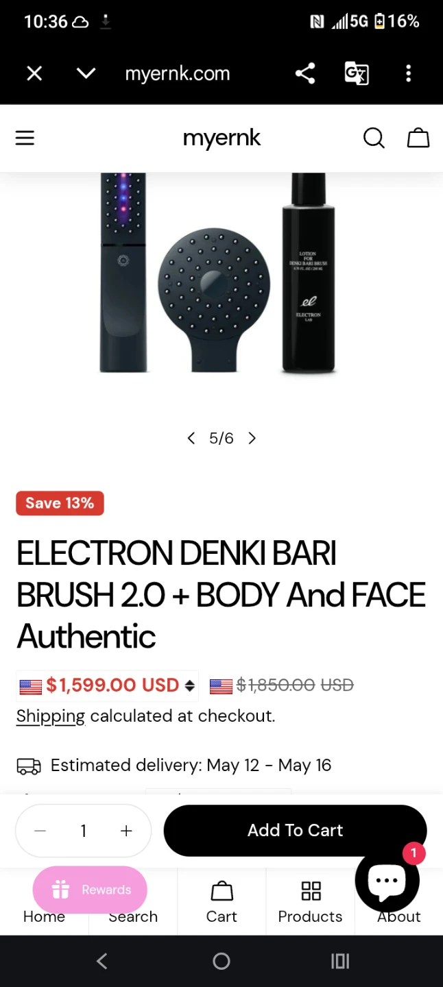 ELECTRON DENKI BARI BRUSH 2.0 Body Attachment