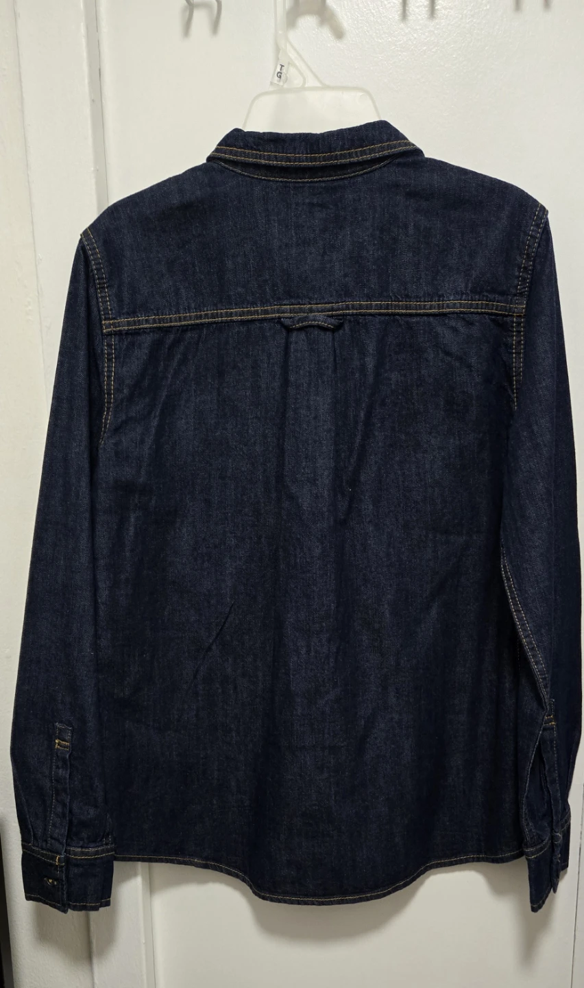 Joe Fresh Blue Denim Shirt - Size S/P - photo 3