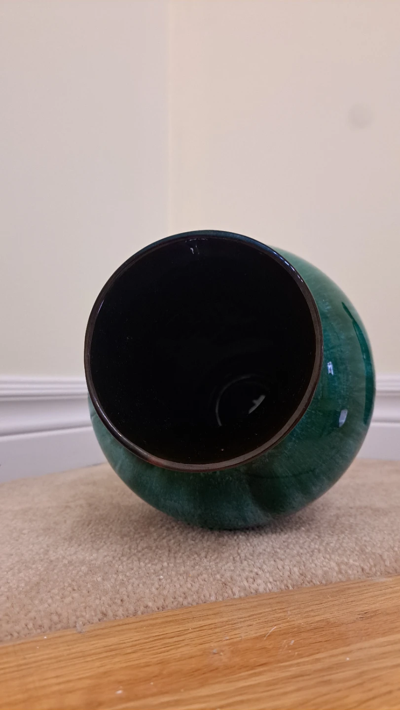 Large Vintage Blue Mountain Pottery Vase - photo 5
