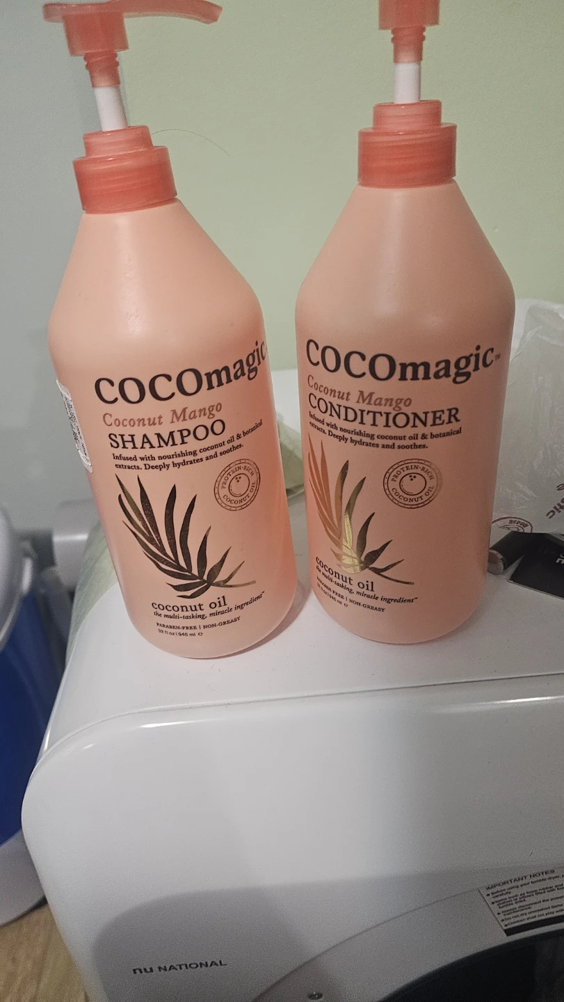COCOmagic Coconut Mango Shampoo and Conditioner Set