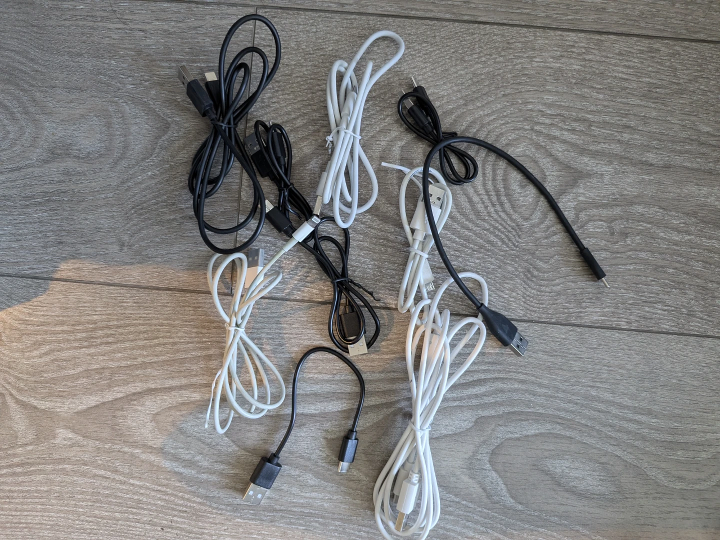 Assorted USB Cables
