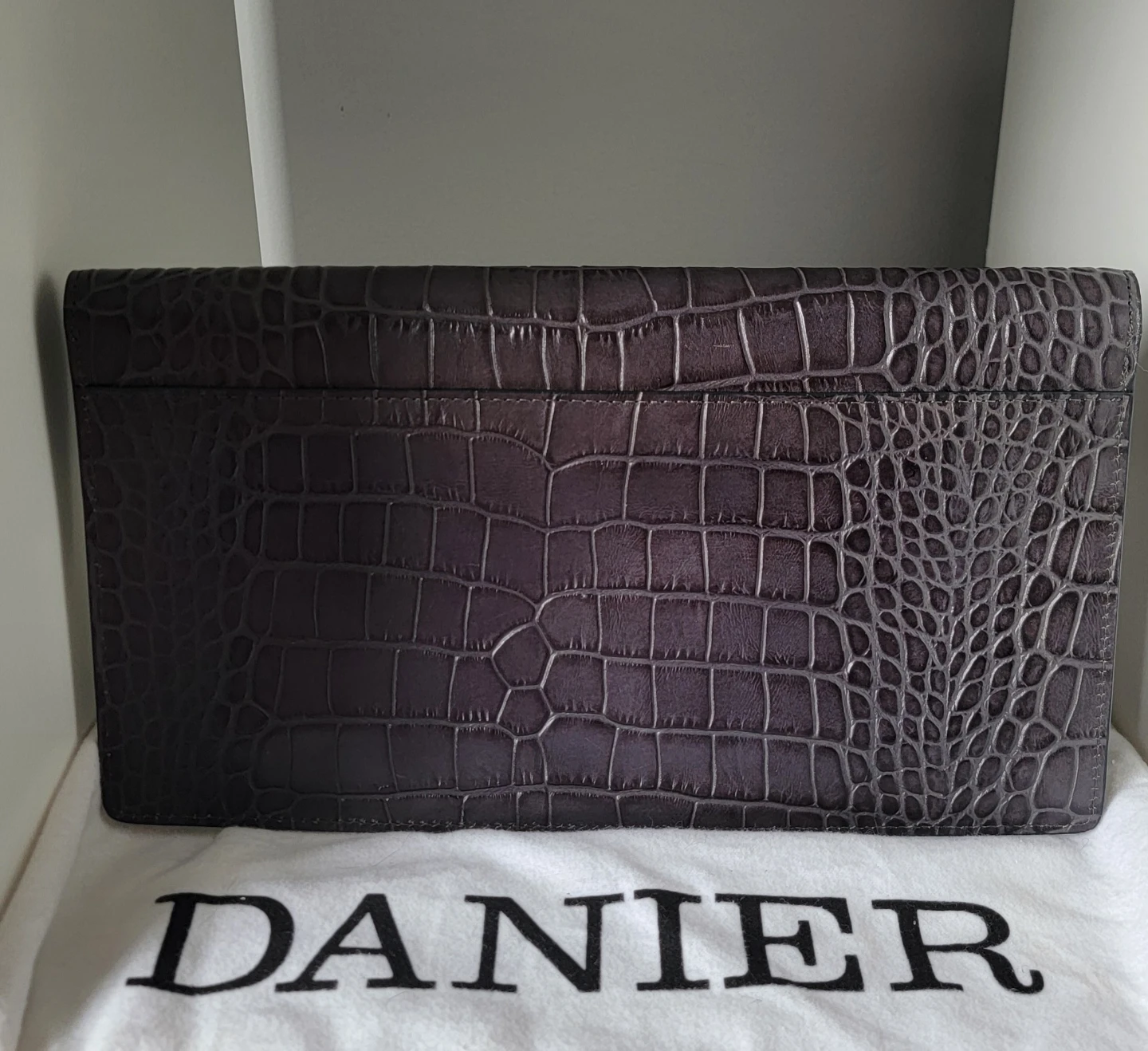 Danier Crocodile Embossed Clutch - photo 2