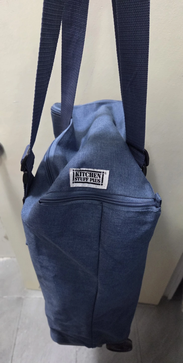 Blue Kitchen Stuff Plus Rolling Shopping Bag with Wheels - photo 2