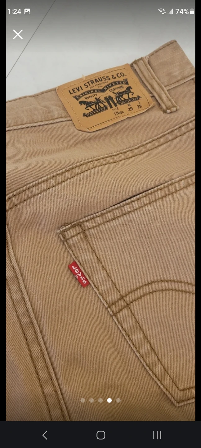 Levi's 511 Slim Fit Jeans Tan Size 29x29 - photo 4