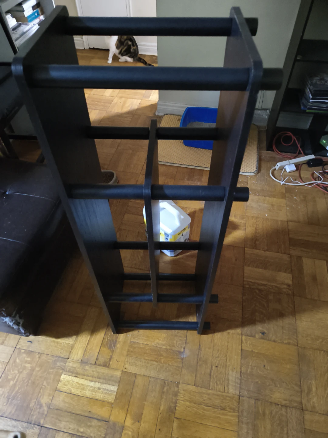 Black Wooden Console Table - photo 2