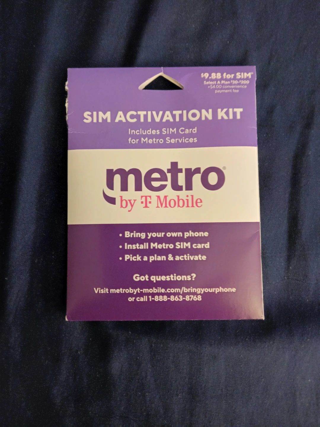 Metro by T-Mobile SIM Activation Kit - Bring Your Own Phone