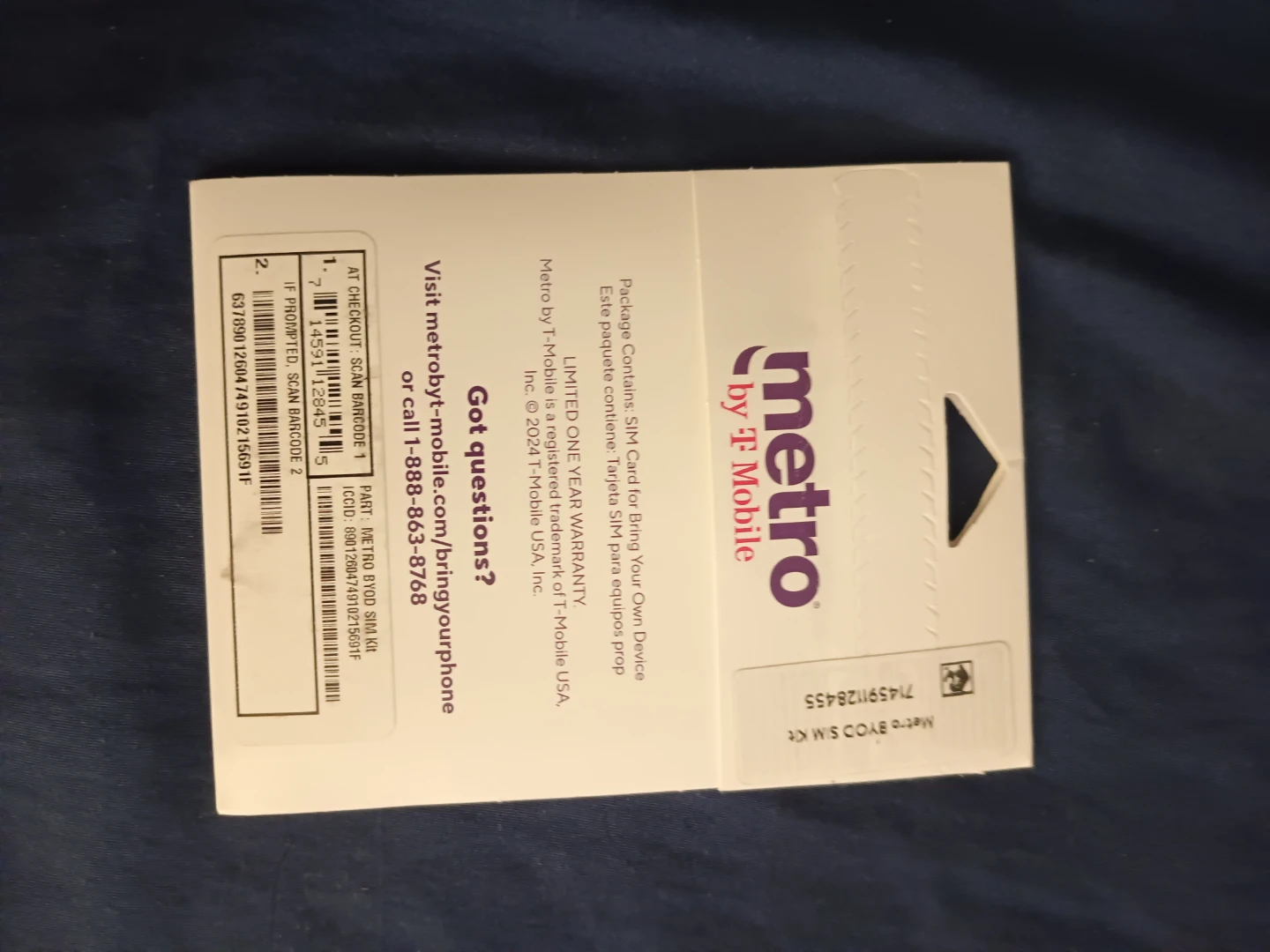 Metro by T-Mobile SIM Activation Kit - Bring Your Own Phone - photo 2