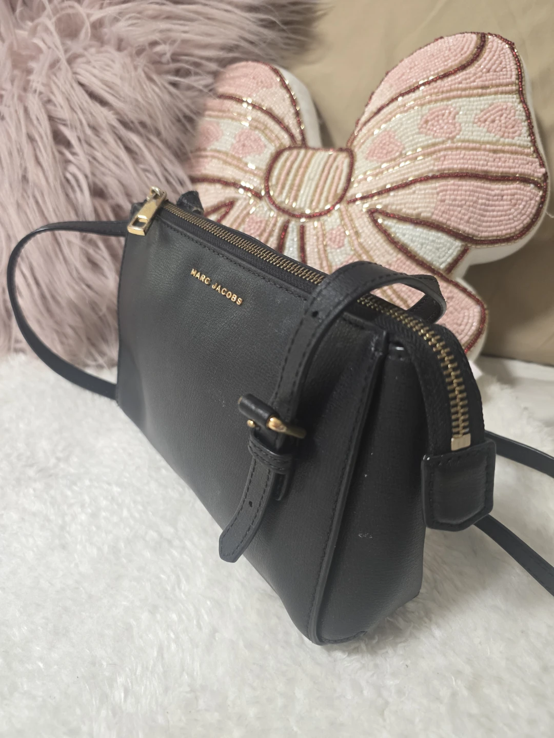 Marc Jacobs Black Leather Crossbody Bag - photo 3
