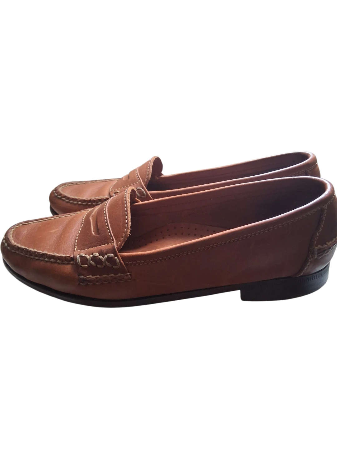 Women's Cole Haan Penny Loafers - Brown Leather - photo 5