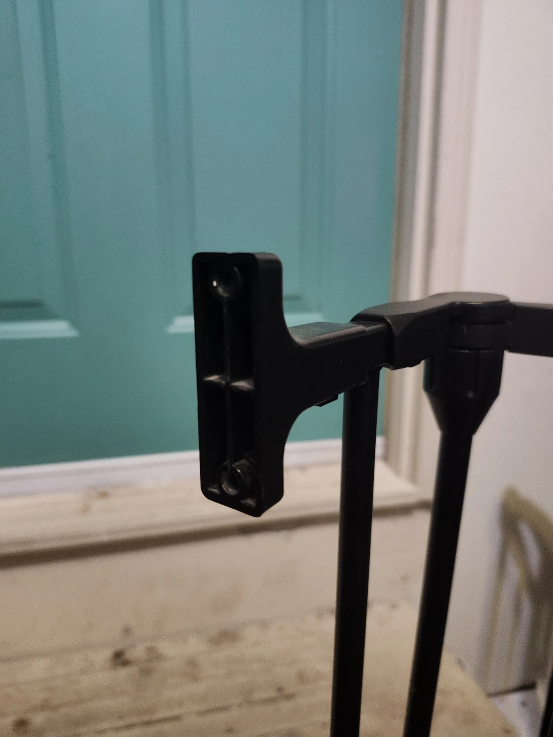 Large folding Black Metal Baby Gate - photo 2