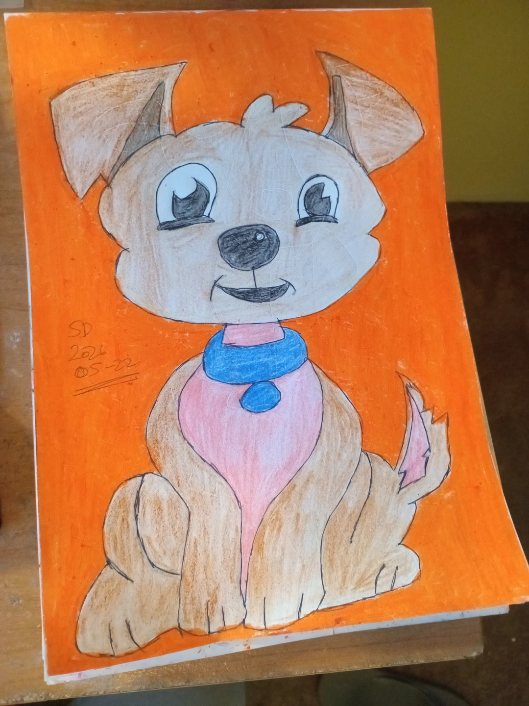 Brown Cartoon Dog by Custom Artist Sherwin - photo 2