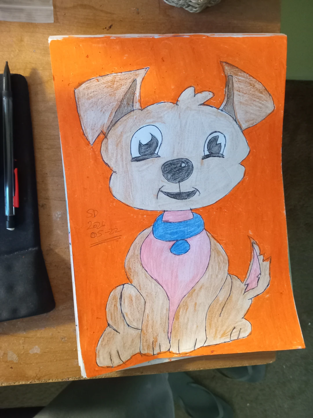 Brown Cartoon Dog by Custom Artist Sherwin - photo 4