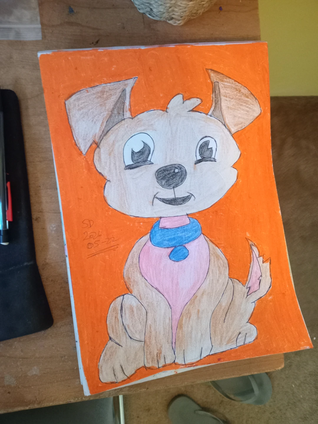 Brown Cartoon Dog by Custom Artist Sherwin - photo 5