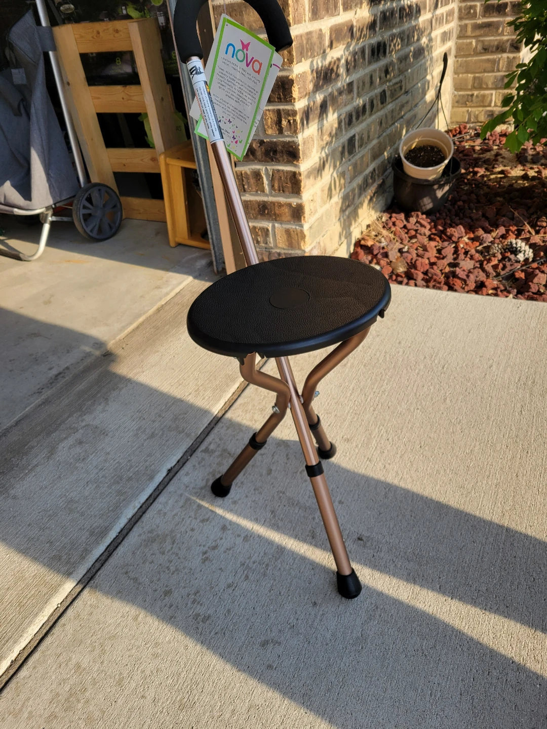 Nova Folding Cane Seat