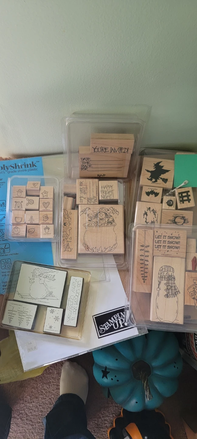 Stampin' Up! Rubber Stamps Lot