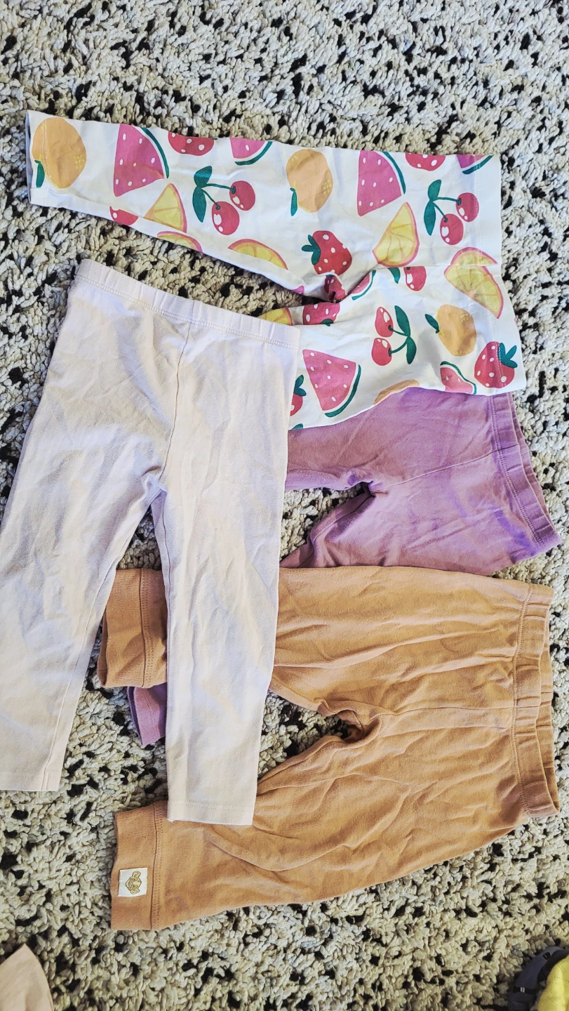 Baby Leggings and Top Set - Fruit Print
