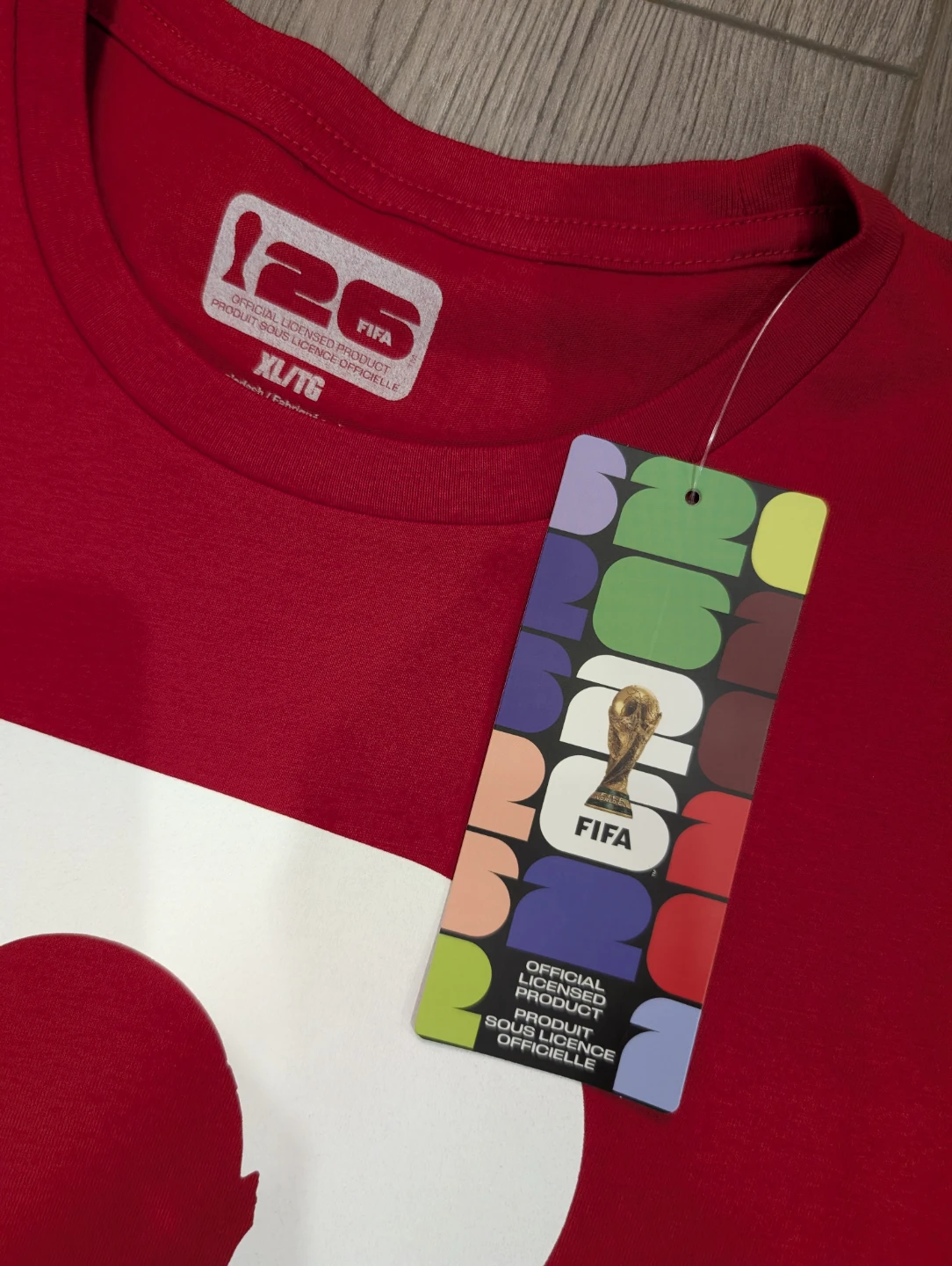 NWT - 2026 FIFA Canada Red T-Shirt Size XL - photo 4