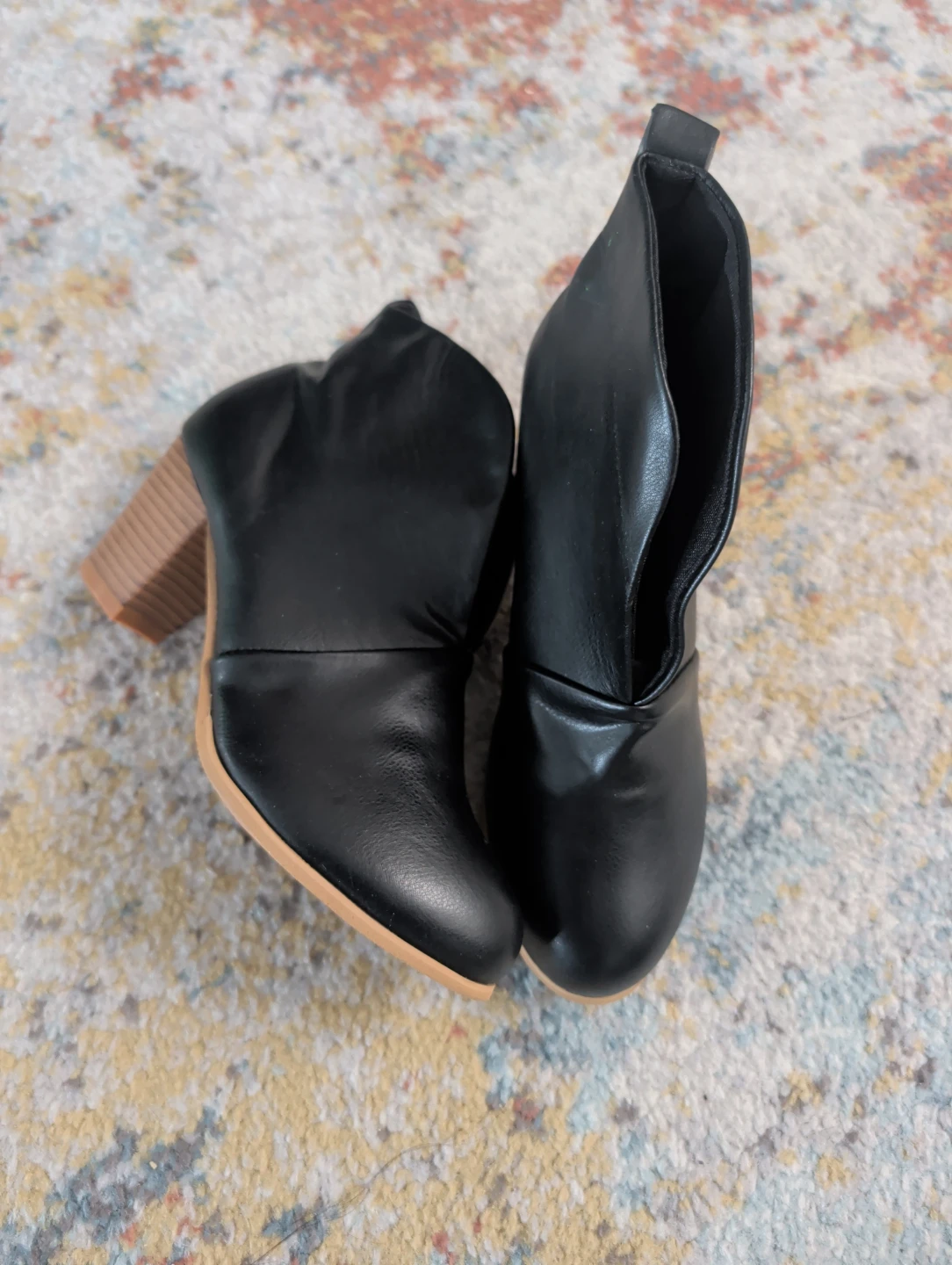 Black Ankle Boots - Women's Size 7