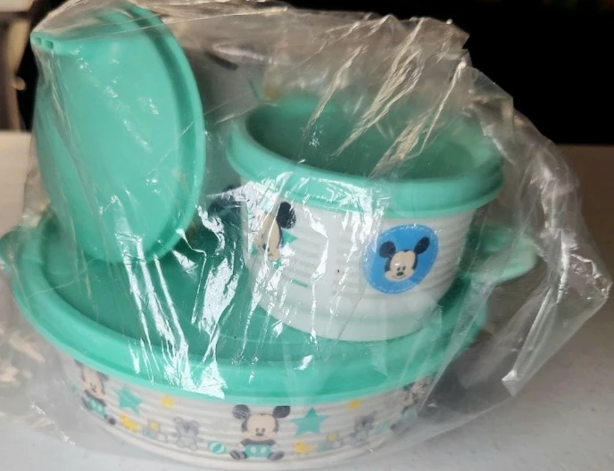 Tupperware Disney Mickey Mouse Baby Feeding Set - photo 5