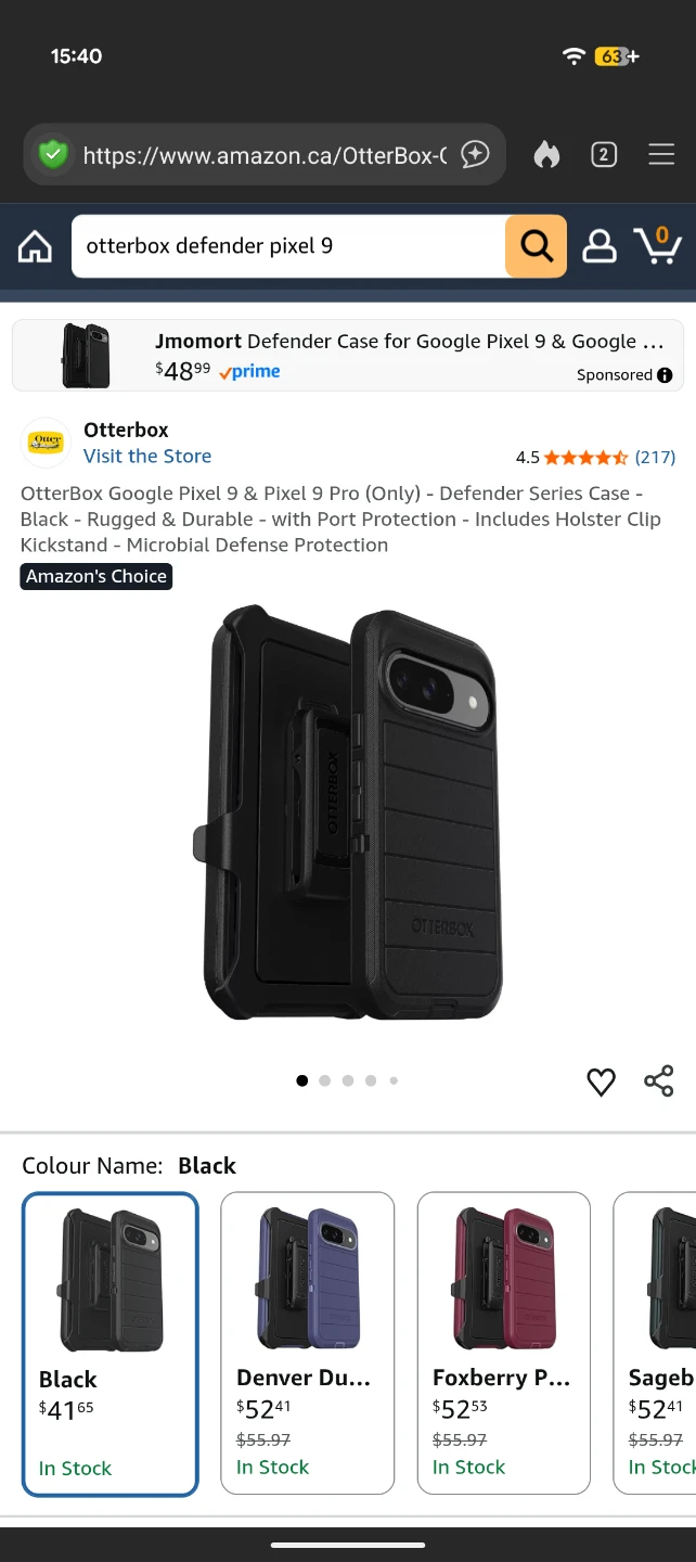Otterbox Defender Phone Case - Pixel 9 / 9 PRO