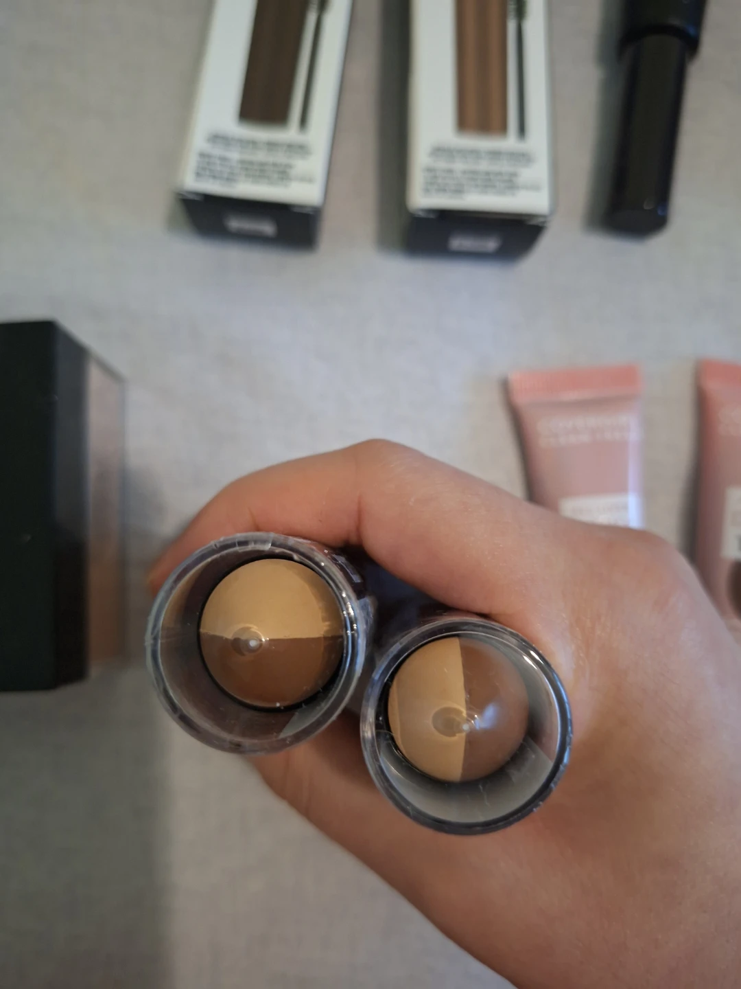 Makeup bundle: contour, blush, eyebrows, powder, lipgloss - photo 3