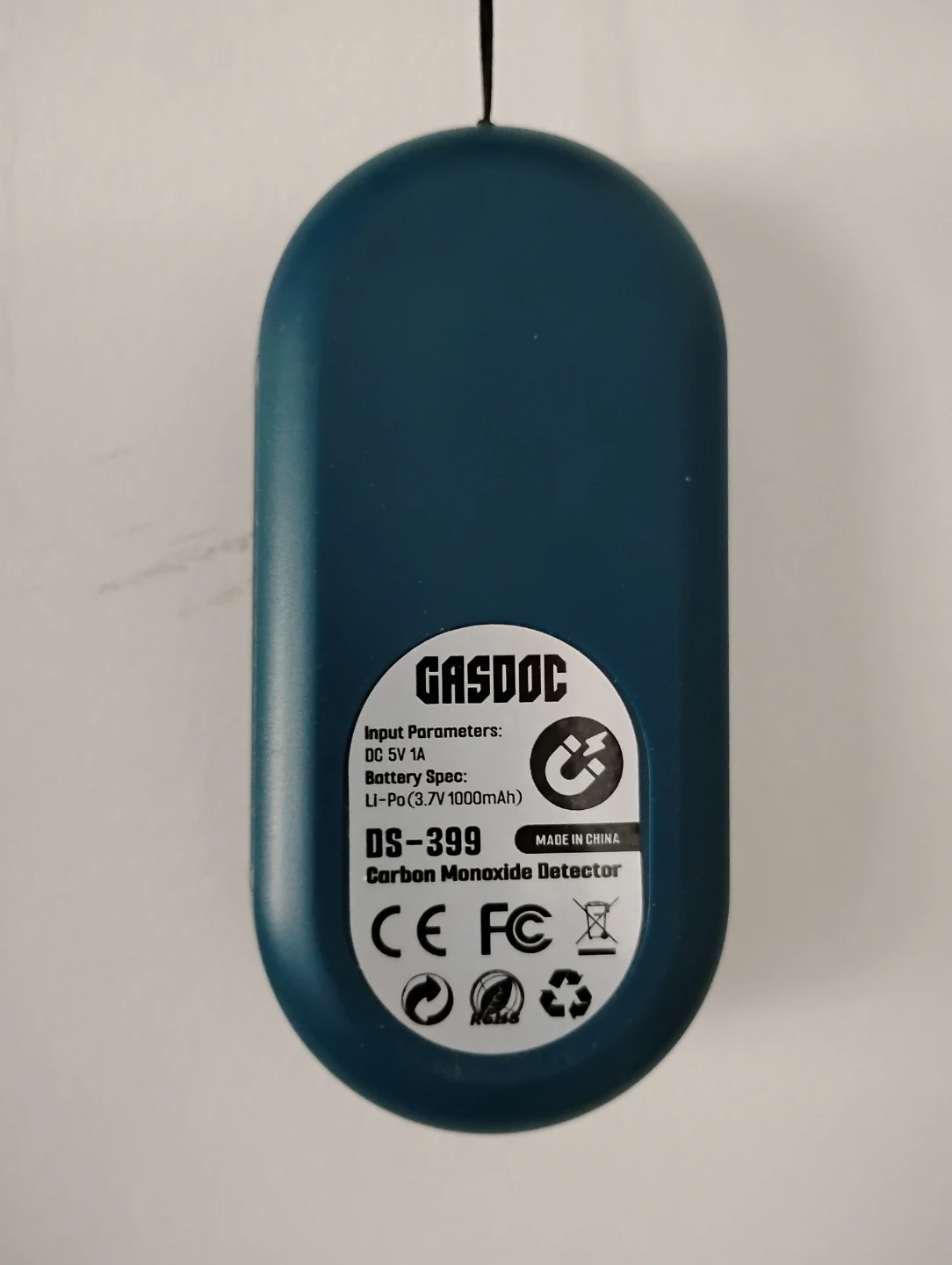 GASDOC DS-399 Carbon Monoxide Detector - photo 3