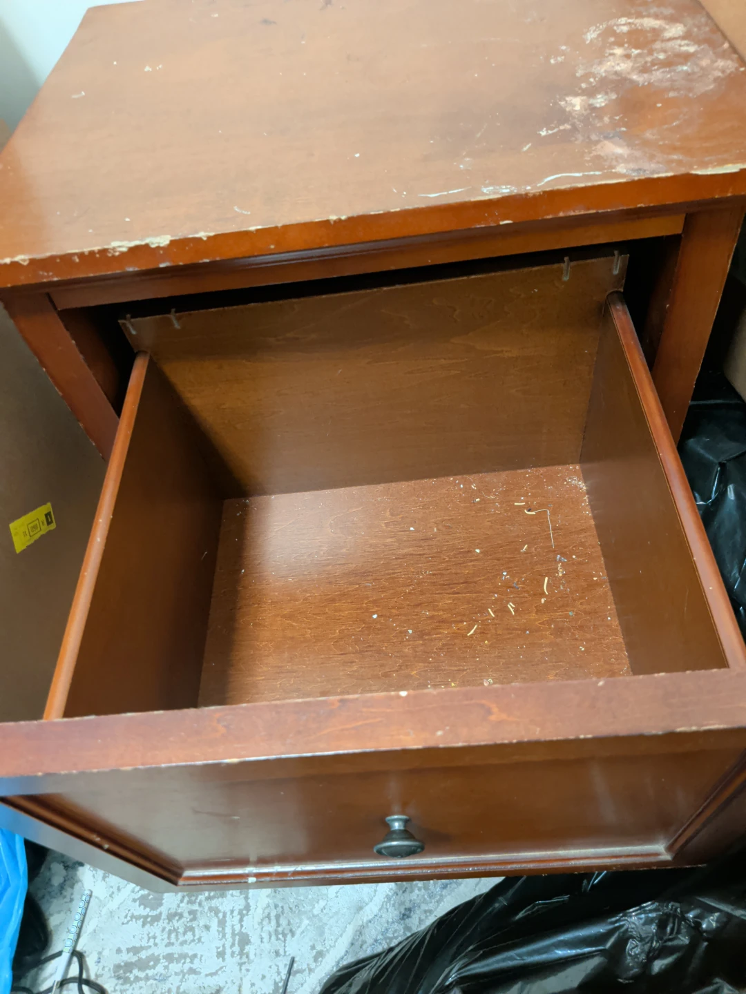 Wooden 2-Drawer Filing Cabinet - photo 2